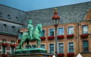 Burgplatz in der Düsseldorfer Altstadt